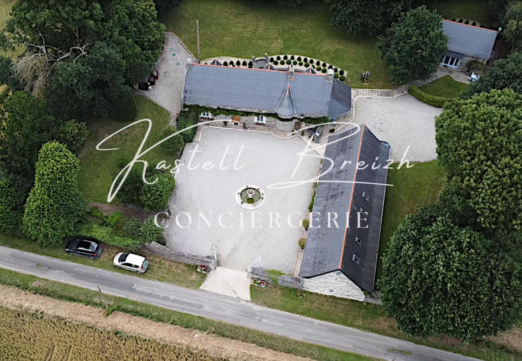Villa La Longere Du Manoir Laniscat Exterior foto